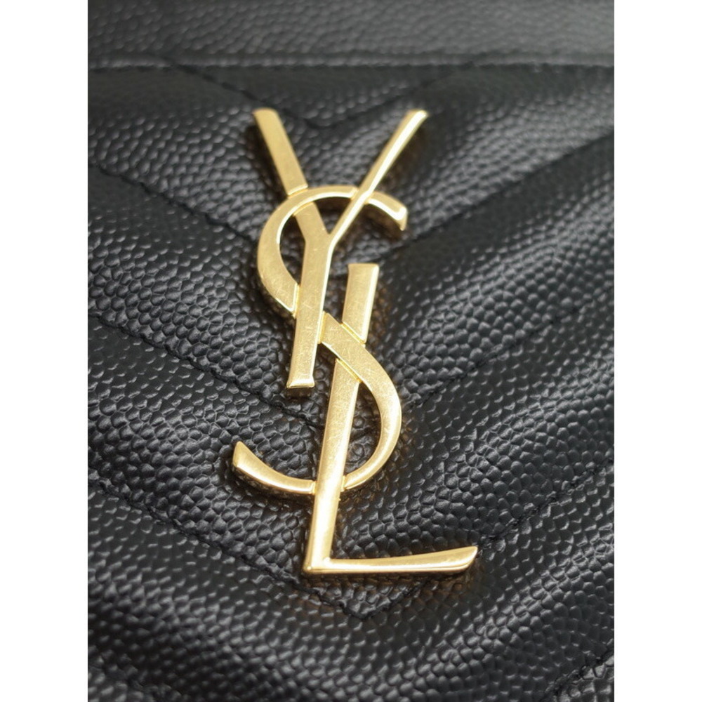 Saint Laurent Paris YSL Logo Bill Pouch Clutch Bag - Picture 7 of 9